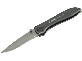 Nůž zavírací, nerez, 195/115mm, Extol Craft, 91360